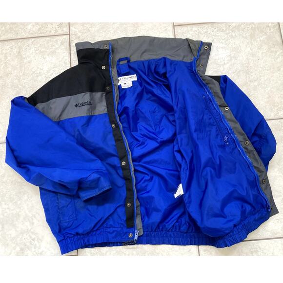 Vintage Columbia Anorak Jacket Mens Large 3 in 1 Bugaboo Blue Black Ski Winter - Picture 16 of 16